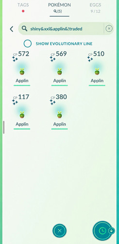 Shiny applin xxl x5 - shiny,
