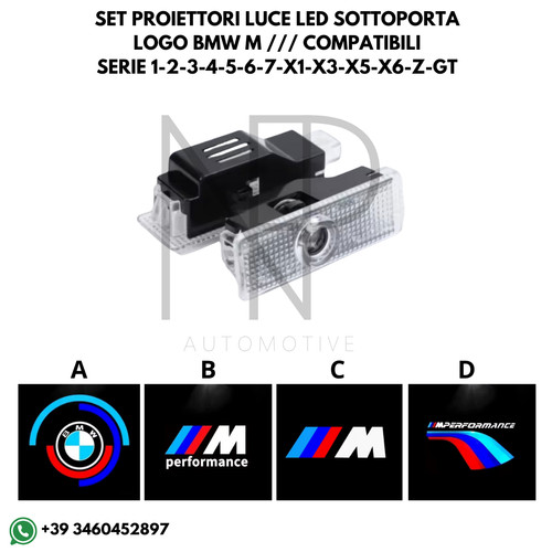 Set luci logo - logo, porta